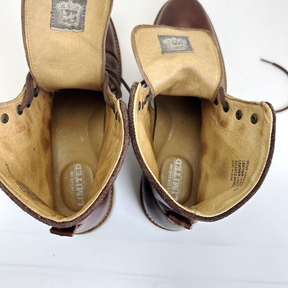 Florsheim Limited Indie Boots Mens Sz 9 D Brown Leather Cap Toe Lace Up 15069 main image 10
